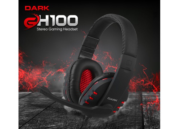 Dark GH100 Stereo Oyuncu Kulaküstü Mikrofonlu Kulaklık (DK-AC-GH100)